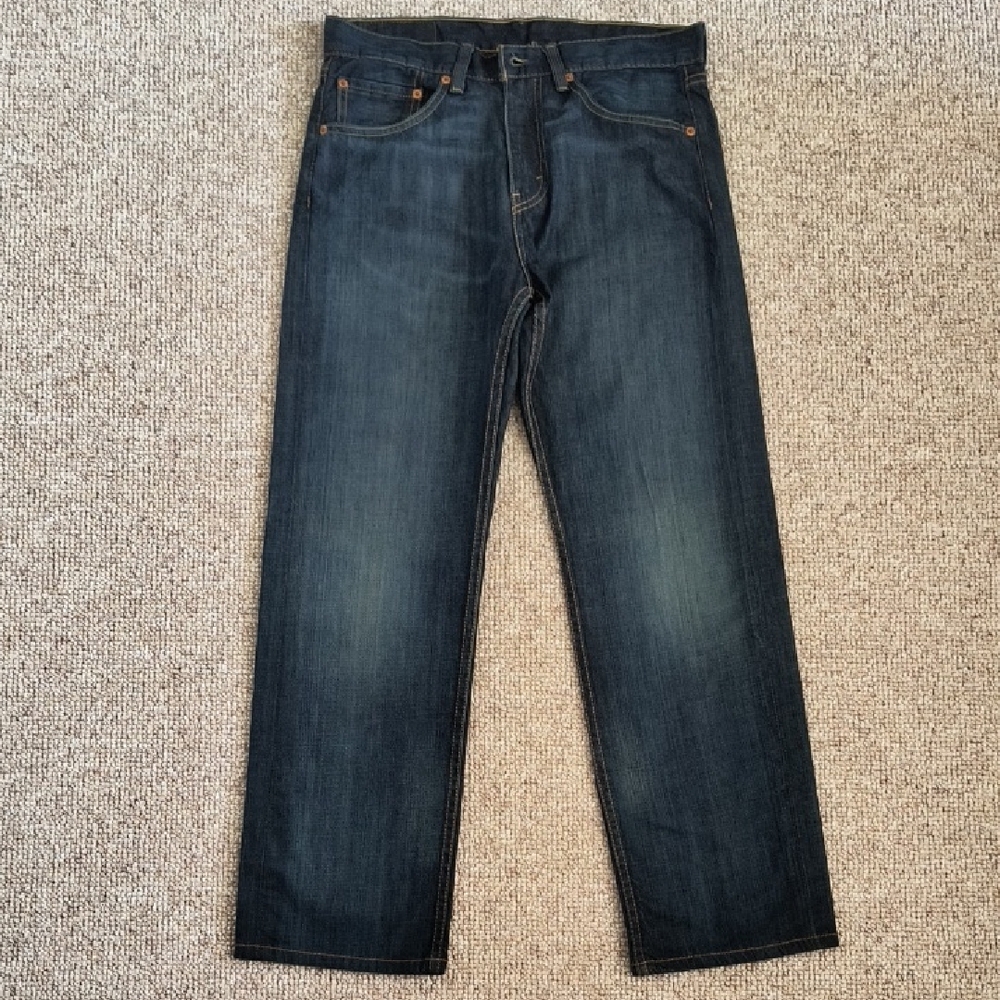 Levi's Men's Indigo Straight-Leg 505 Jeans, Size 31/30